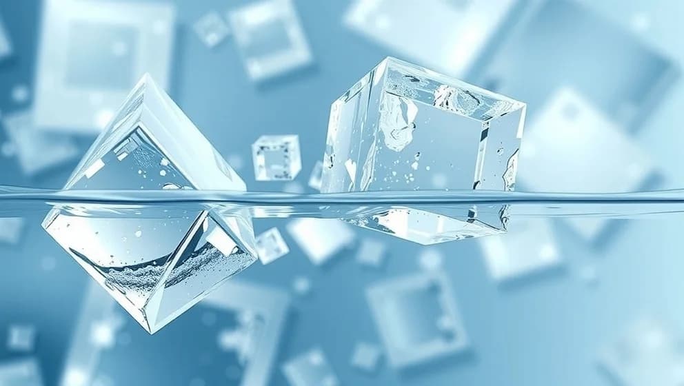 Varför flyter is på vatten