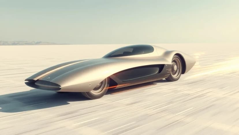 Världens snabbaste bil kör 1228 km/h